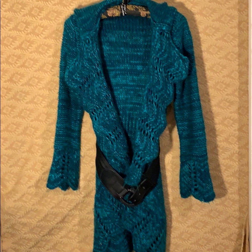 Pagani belted cardigan